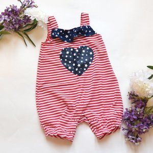 PATRIOTIC 3-6 Months 4th of July Baby Outfit